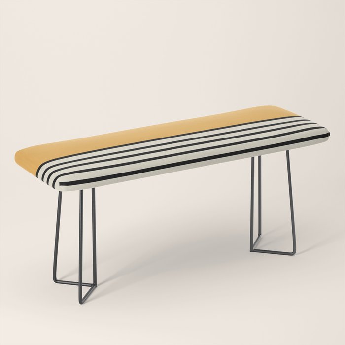 Sunrise / Sunset VI - Yellow & Black Bench Gallery Image 1