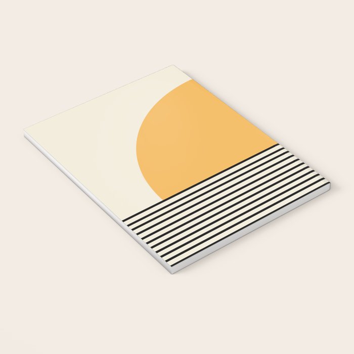 Sunrise / Sunset VI - Yellow & Black Notebook Gallery Image 3