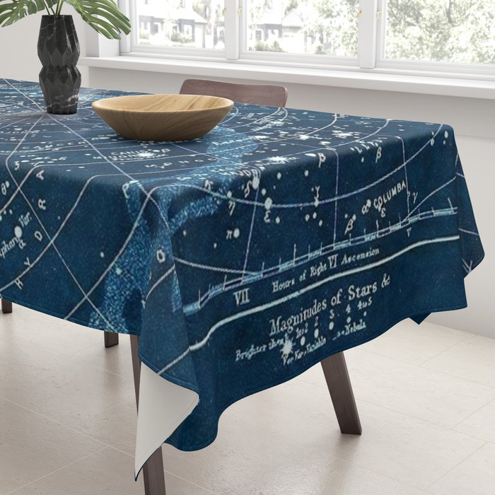 1900 Star Constellation Map - Chart Vintage Poster Tablecloth Gallery Image 3