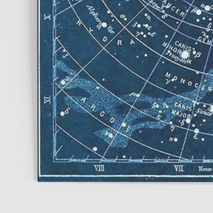 1900 Star Constellation Map - Chart Vintage Poster Poster Gallery Image 3
