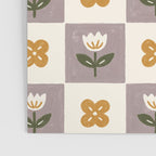 Checkerboard Flowers Poster Gallery Image 3