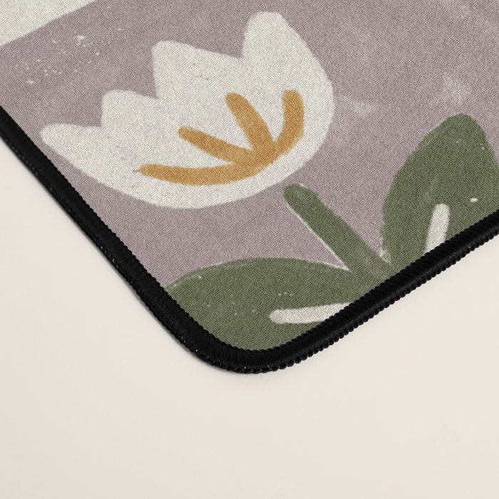 Checkerboard Flowers Desk Mat Gallery Image 4