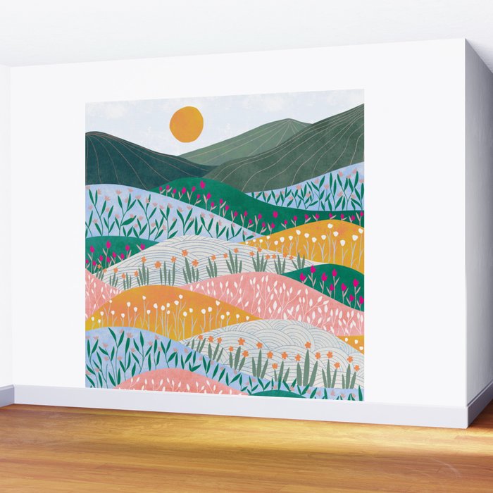 Spring Mountains Wall Mural Gallery Image 2