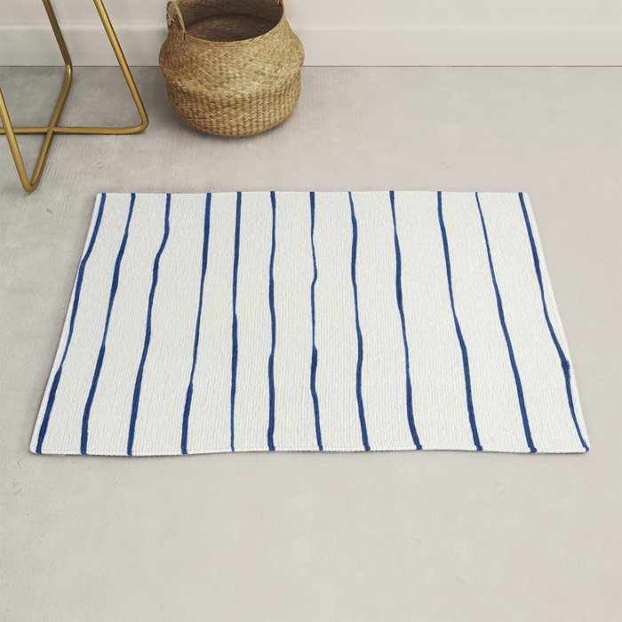 Blue Stripes Rug Gallery Image 1