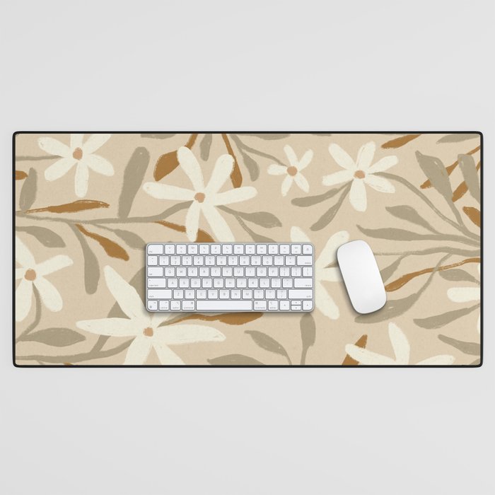Pastel Wildflowers Desk Mat Gallery Image 1