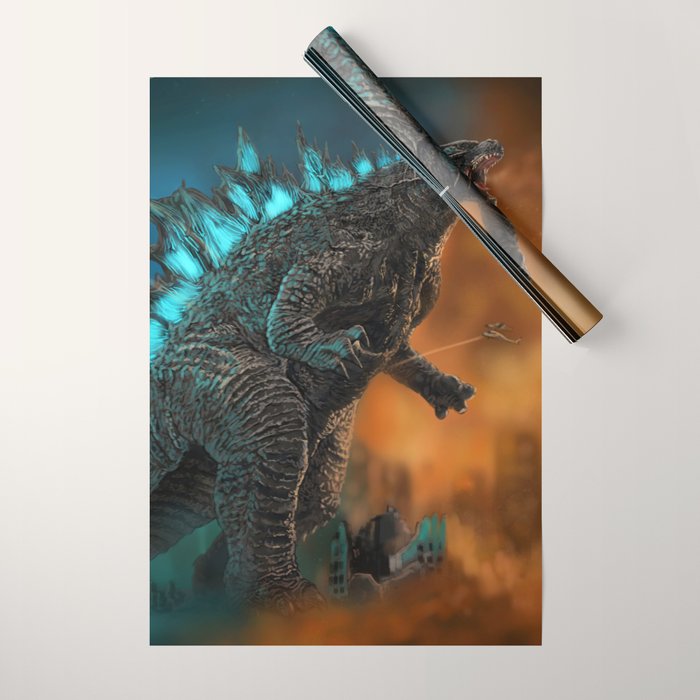 Godzilla Wrapping Paper Gallery Image 1