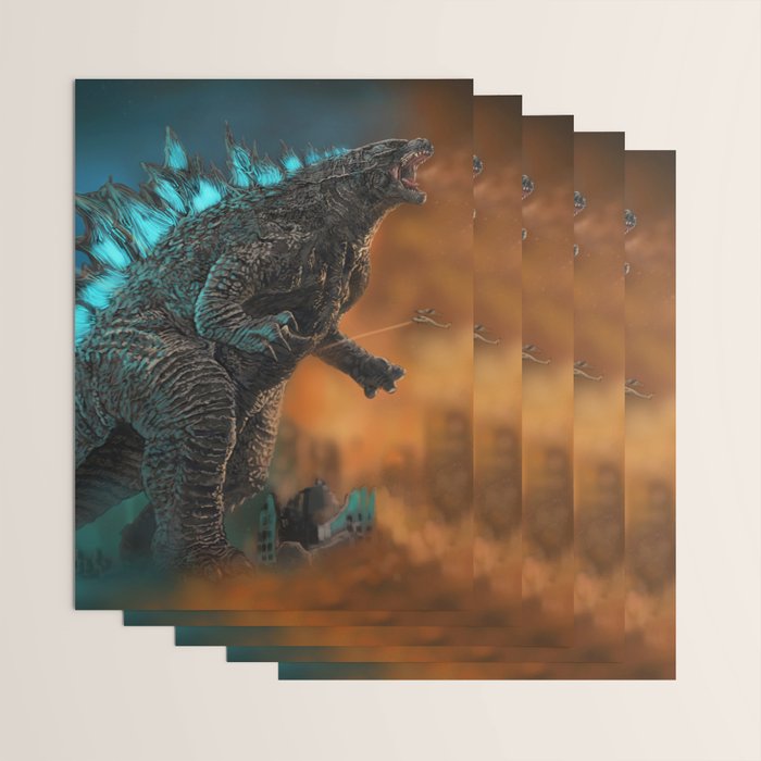 Godzilla Wrapping Paper Gallery Image 3