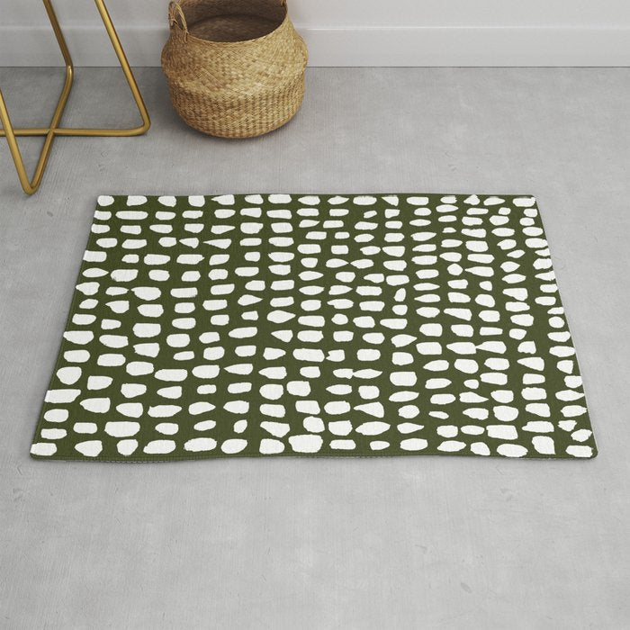 Dots (Olive) Rug Gallery Image 1