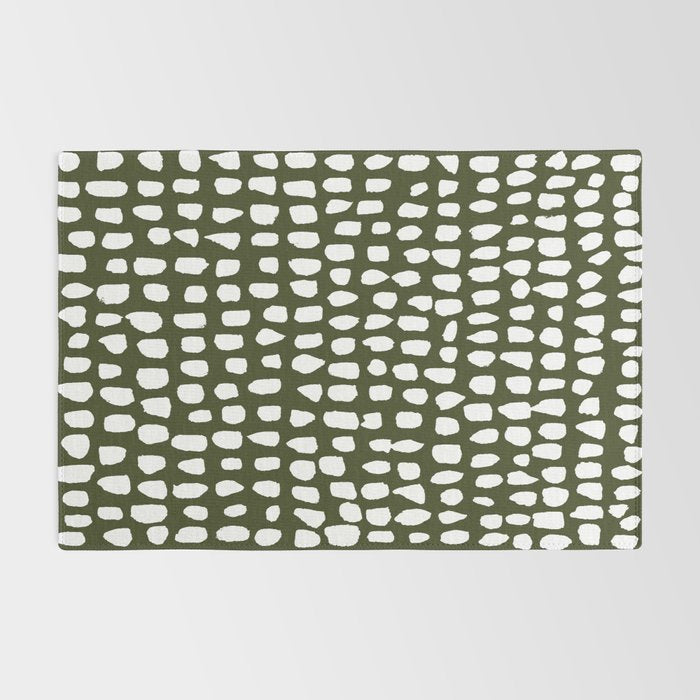 Dots (Olive) Rug Gallery Image 2