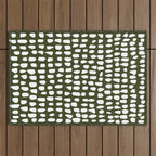 Dots (Olive) Outdoor Rug Gallery Image 1