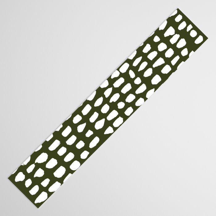 Dots (Olive) Table Runner Gallery Image 3