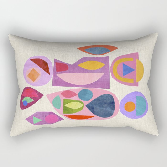 Midnight Mirror ii Rectangular Pillow Gallery Image 2