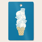 Pug Ice Cream Cutting Board Gallery Image 1