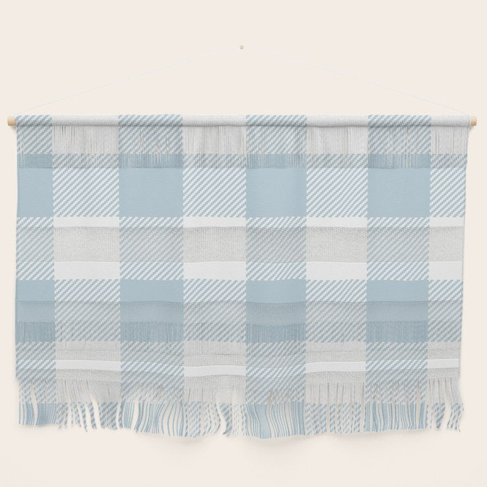 Baby Blue Buffalo Check Wall Hanging Gallery Image 1