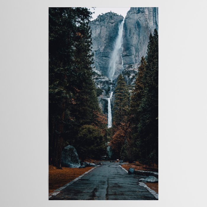 Upper and Lower Yosemite Falls Tablecloth Gallery Image 2