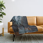 Upper and Lower Yosemite Falls Throw Blanket Gallery Image 1