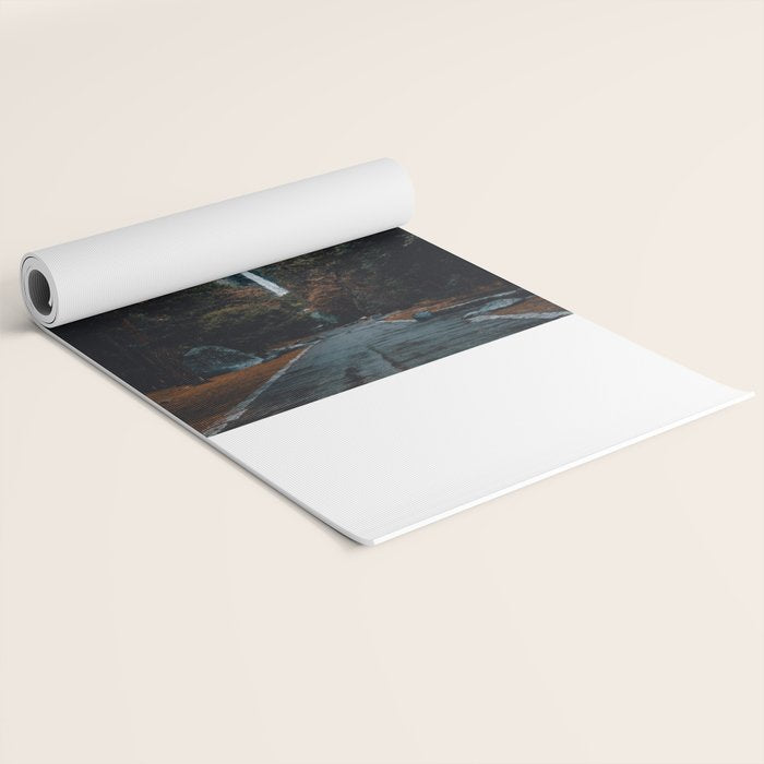 Upper and Lower Yosemite Falls Yoga Mat Gallery Image 2