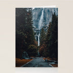 Upper and Lower Yosemite Falls Stationery Card Gallery Image 2