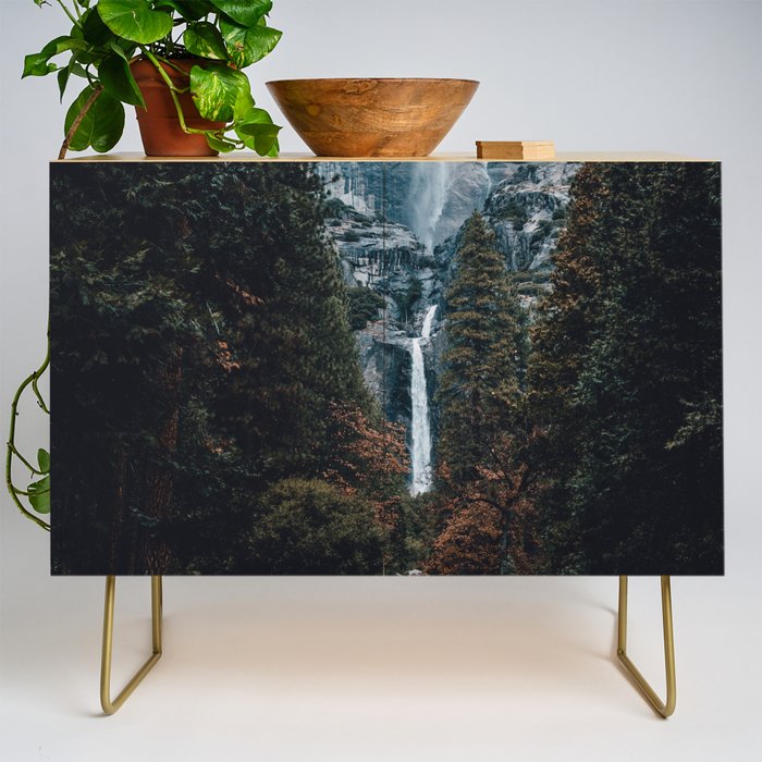 Upper and Lower Yosemite Falls Credenza Gallery Image 1