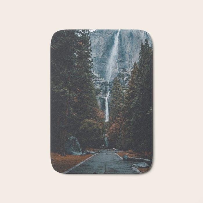 Upper and Lower Yosemite Falls Bath Mat Gallery Image 1