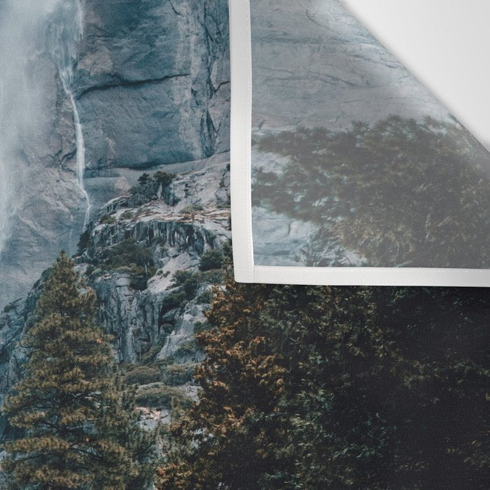 Upper and Lower Yosemite Falls Wall Tapestry Gallery Image 3