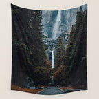 Upper and Lower Yosemite Falls Wall Tapestry Gallery Image 4