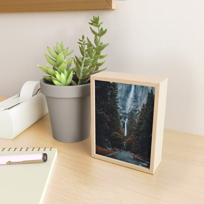 Upper and Lower Yosemite Falls Mini Art Print Gallery Image 2