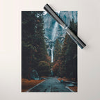 Upper and Lower Yosemite Falls Wrapping Paper Gallery Image 1