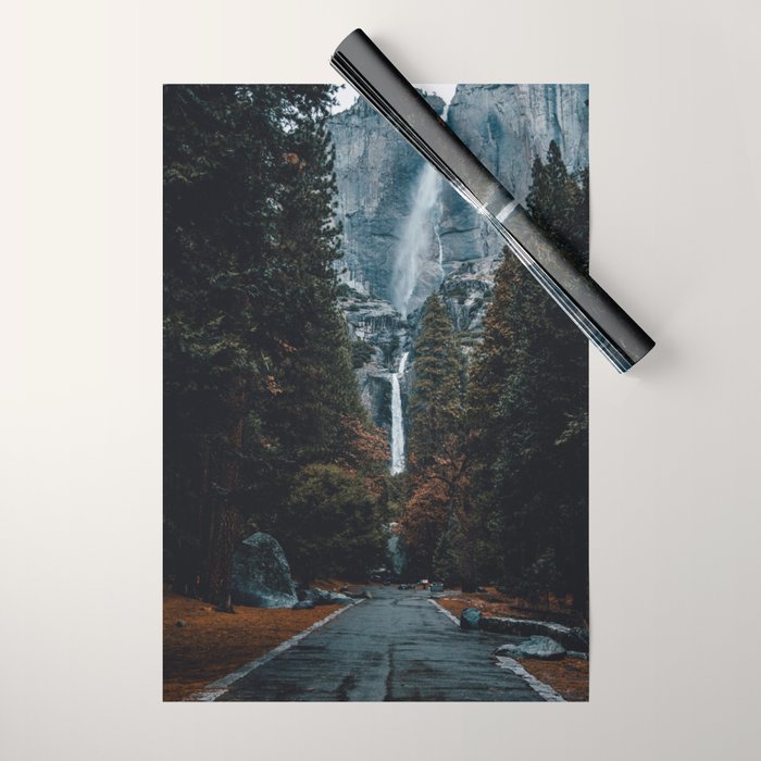 Upper and Lower Yosemite Falls Wrapping Paper Gallery Image 1