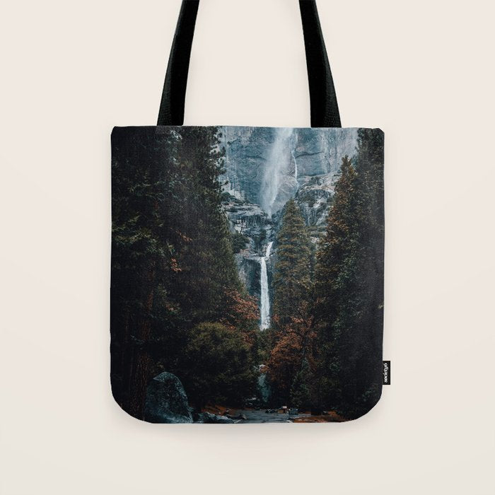 Upper and Lower Yosemite Falls Tote Bag Gallery Image 1