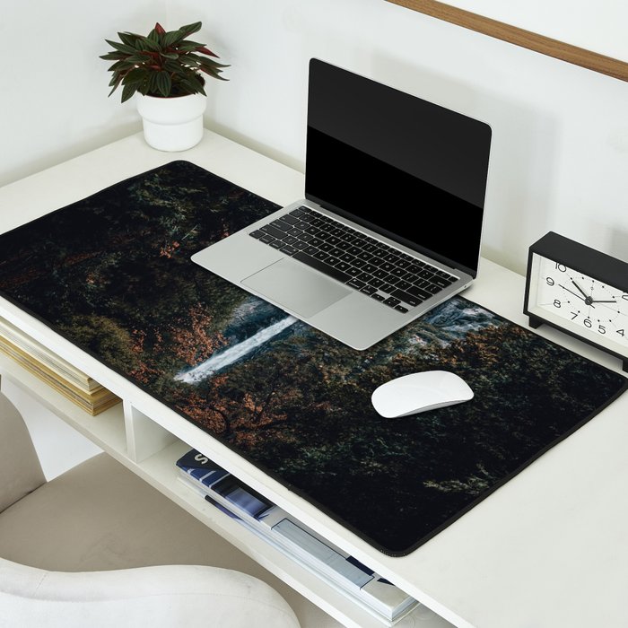 Upper and Lower Yosemite Falls Desk Mat Gallery Image 2