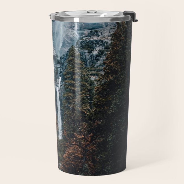 Upper and Lower Yosemite Falls Travel Mug Gallery Image 2