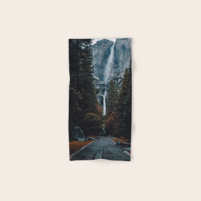 Upper and Lower Yosemite Falls Bath Towel Gallery Image 1