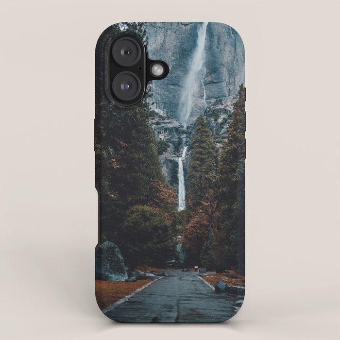 Upper and Lower Yosemite Falls iPhone Case Gallery Image 1