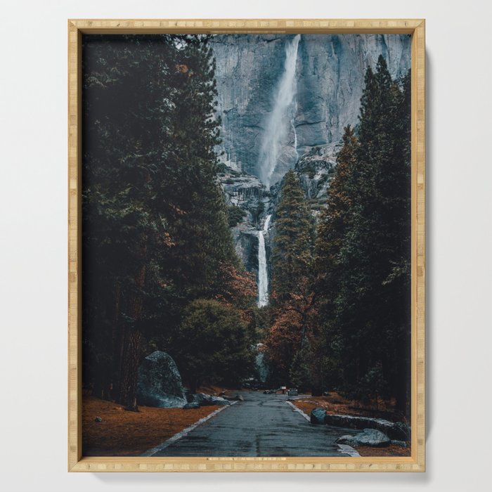 Upper and Lower Yosemite Falls Serving Tray Gallery Image 1