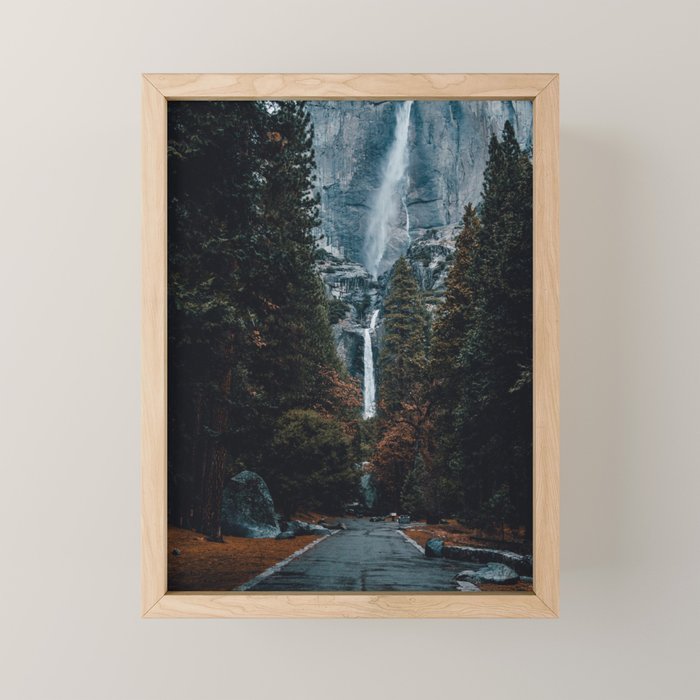 Upper and Lower Yosemite Falls Mini Art Print Gallery Image 1
