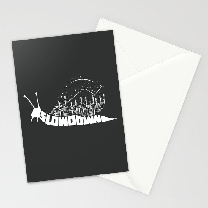 Slow down Stationery Card Gallery Image 2