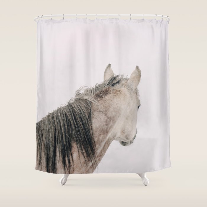 Watching It Snow Shower Curtain Gallery Image 1