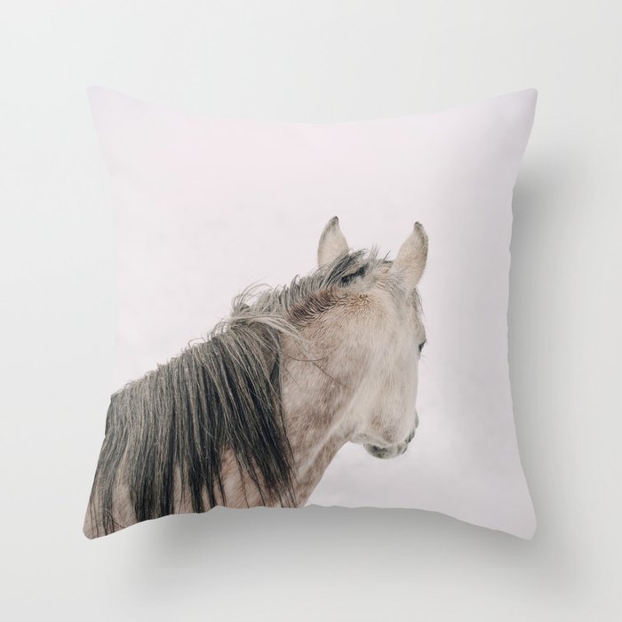Watching It Snow Throw Pillow Gallery Image 6