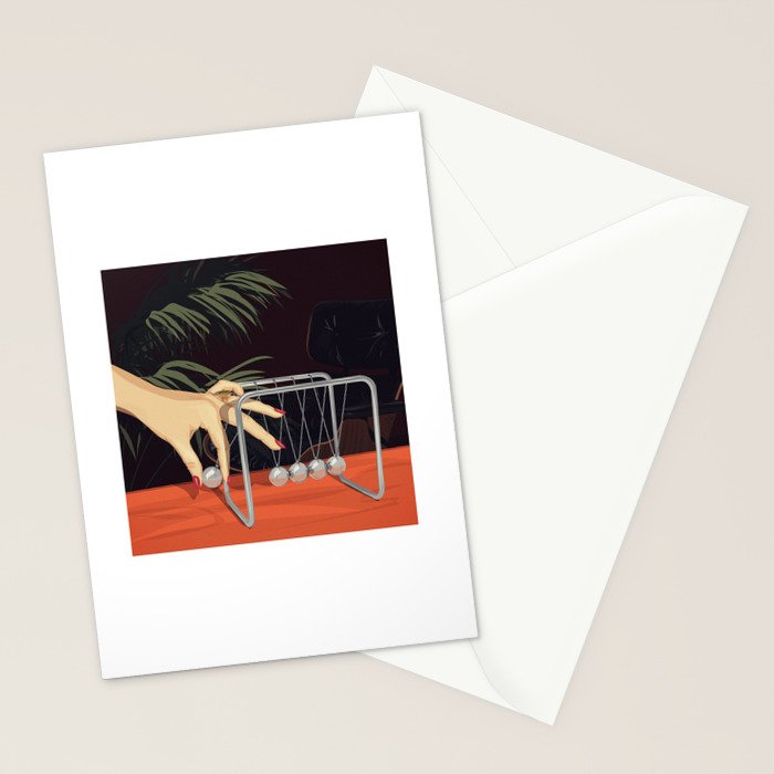 Newton's Cradle Stationery Card Gallery Image 2