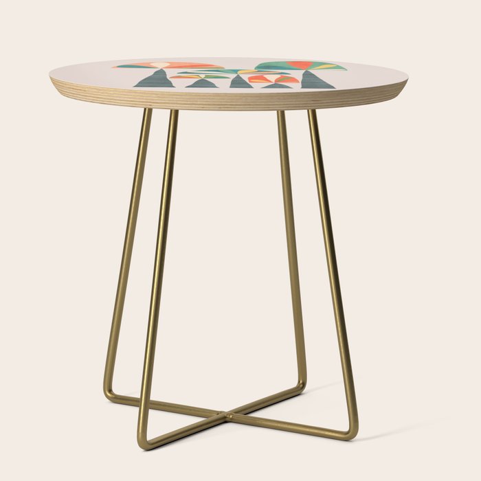 Quirky retro palm trees Side Table Gallery Image 1
