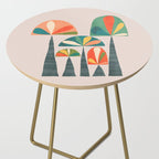 Quirky retro palm trees Side Table Gallery Image 2