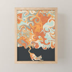 Rainbow cat 4 yoga meow Mini Art Print Gallery Image 1