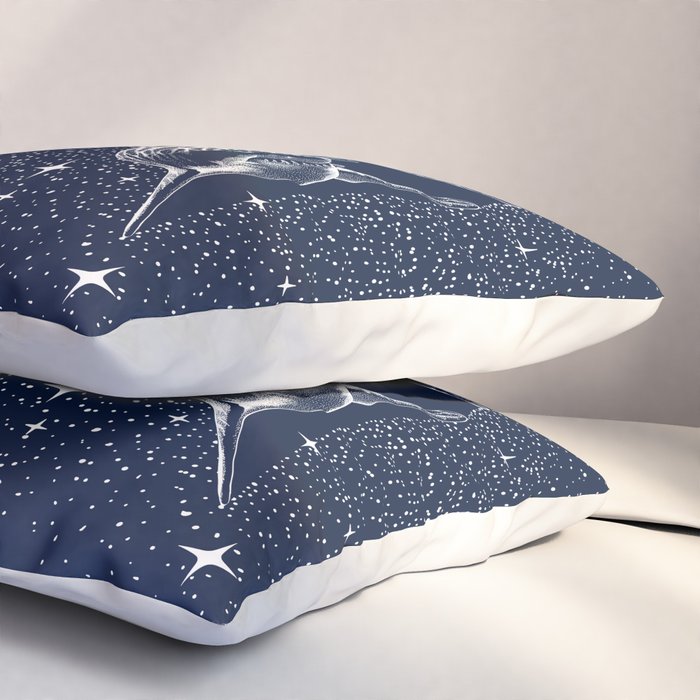 Starry Shark Pillow Sham Gallery Image 3