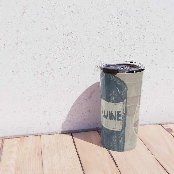 Wine 3 Travel Mug Gallery Image 4