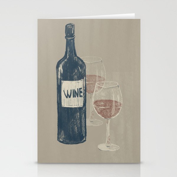 Wine 3 Stationery Card Gallery Image 2