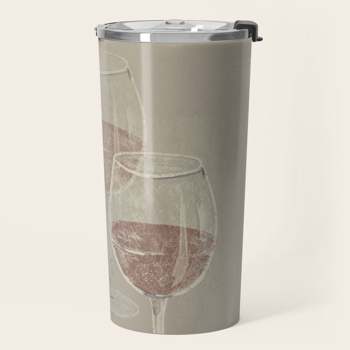 Wine 3 Travel Mug Gallery Image 2