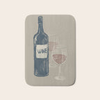 Wine 3 Bath Mat Gallery Image 1