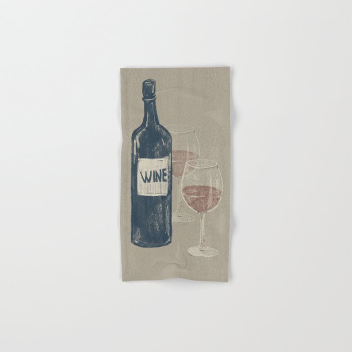 Wine 3 Bath Towel Gallery Image 1
