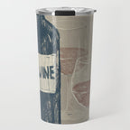Wine 3 Travel Mug Gallery Image 1